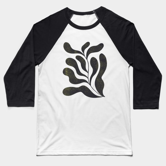 Abstract Plant No. 1 Baseball T-Shirt by Renea L Thull